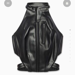 Khy Faux leather top. NEW NEVER WORN